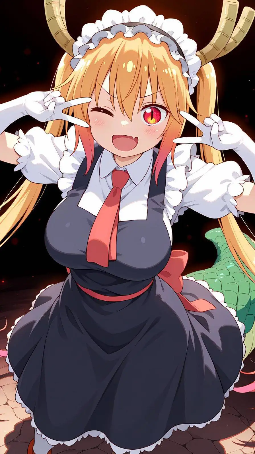 ai character: Tohru  background