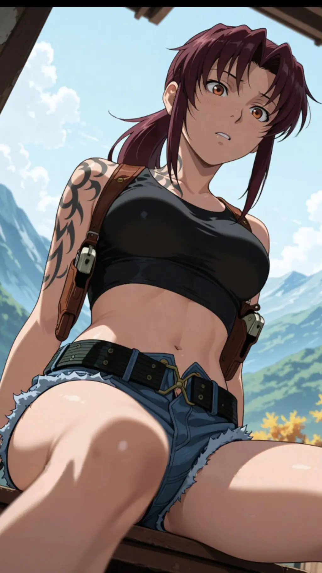 ai character: Rebecca lee (Revy) background
