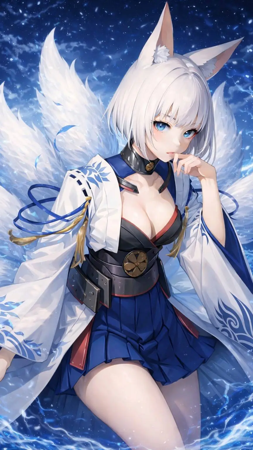 Talkie AI - Chat with Kaga (Blue Flames)