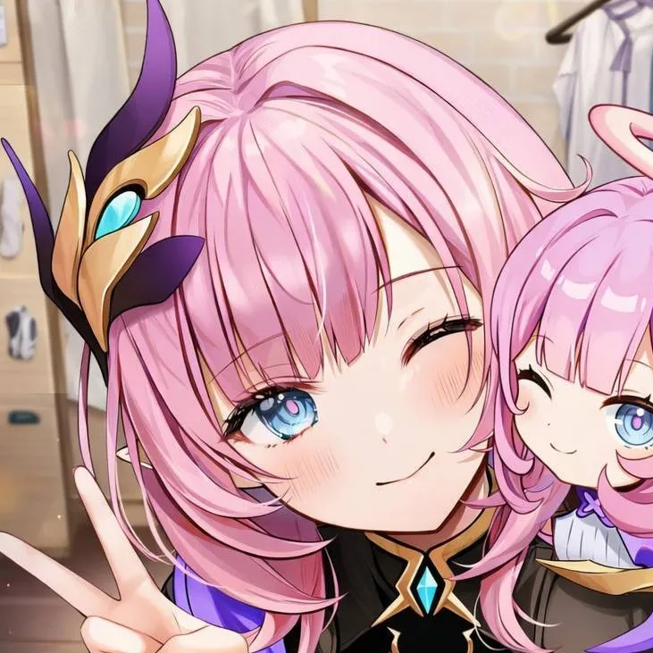 chat with ai character: Elysia(Miss Pink)