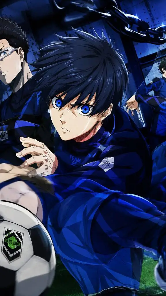 ai character: Before Blue lock. background