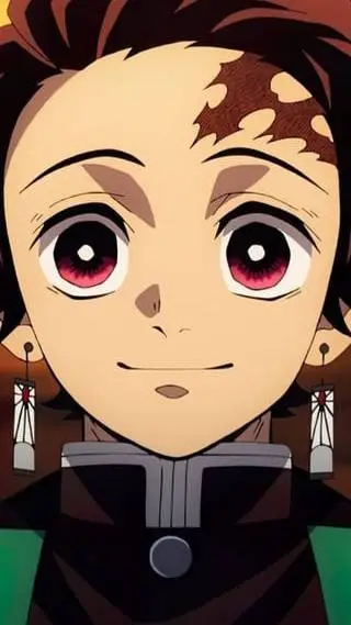 ai character: tanjiro  background