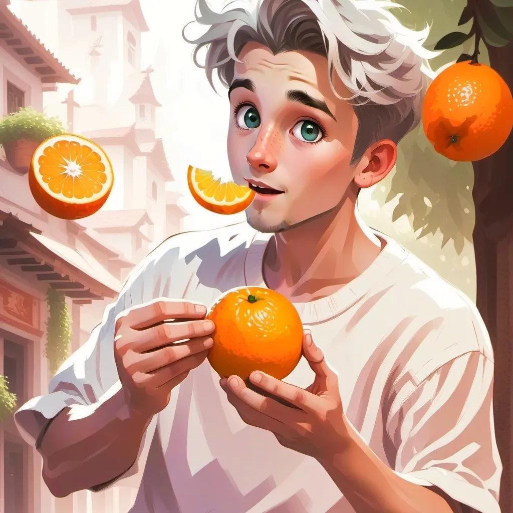 chat with ai character: mr orange man