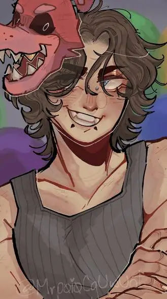 ai character: Michael afton background