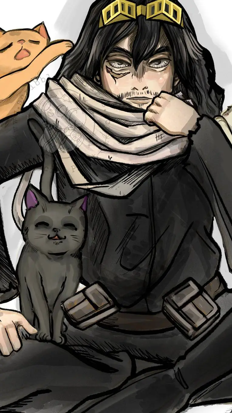 ai character: mha aizawa angst background