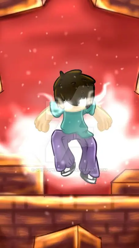 ai character: herobrine  background