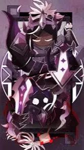 ai character: Dark cacao cookie background
