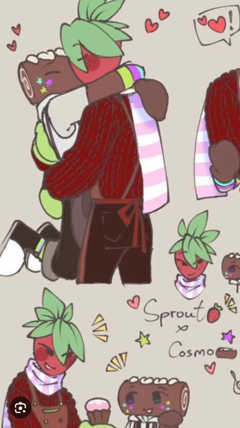 ai character: !Fruitcake! background