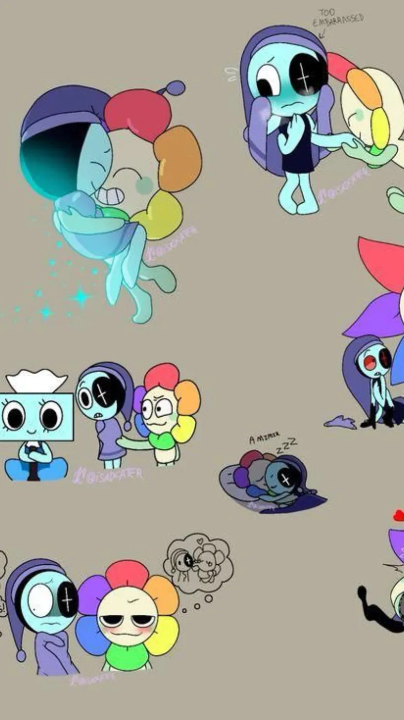 ai character: Moonflower background