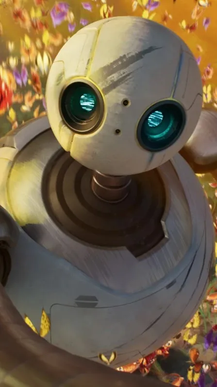ai character: The Wild Robot background