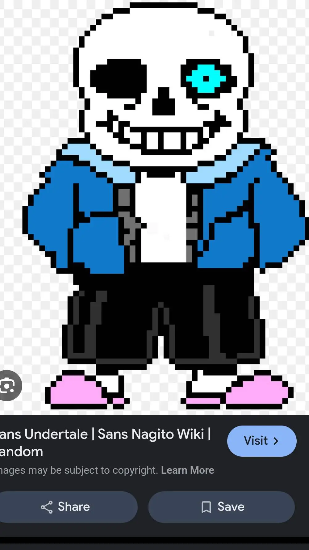 ai character: sans background