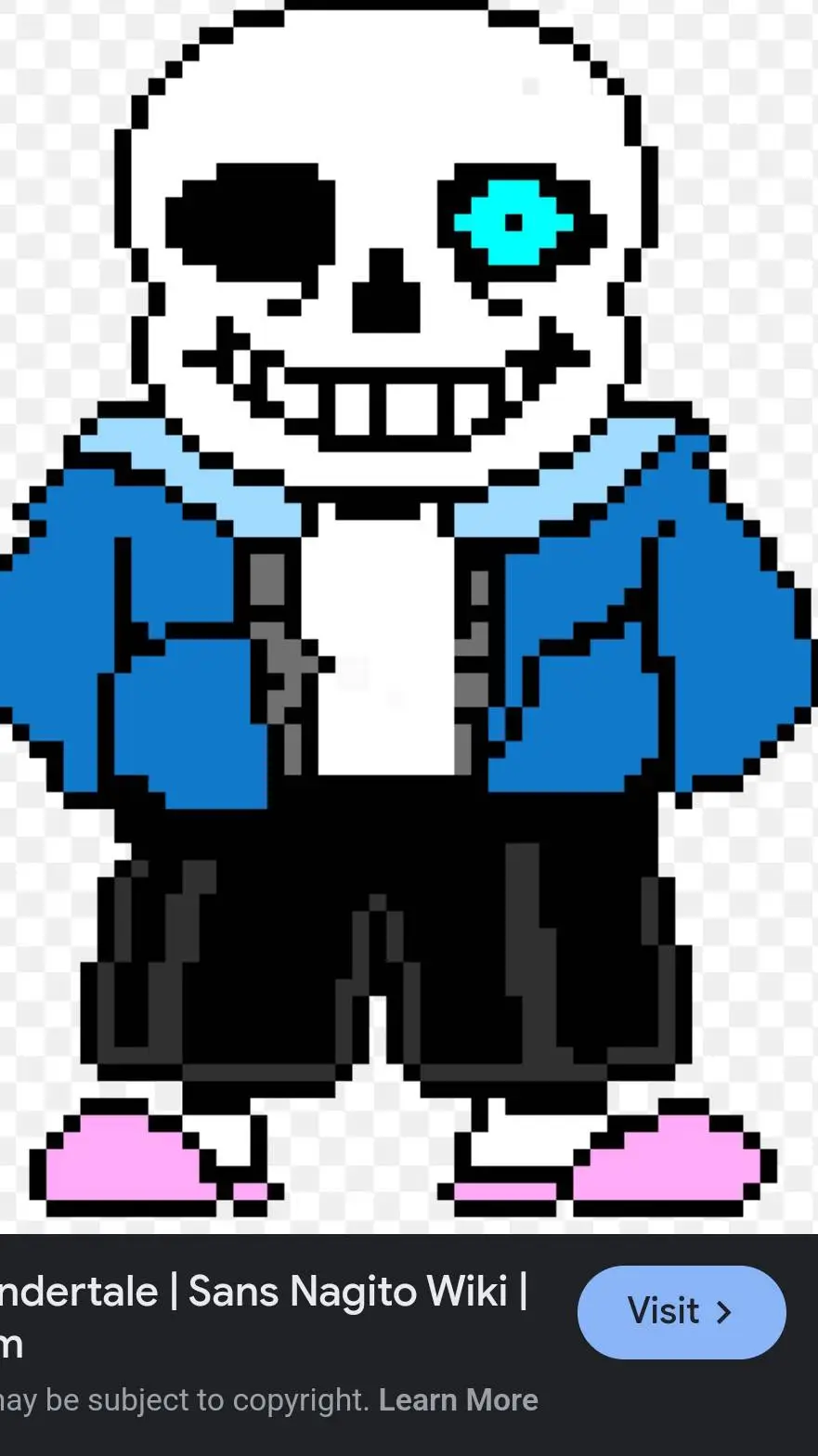 ai character: sans undertale background