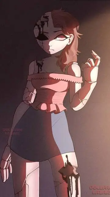 ai character: mannequin  background