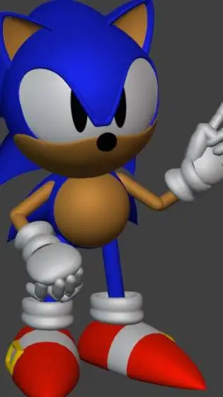 ai character: Schoolhouse Sonic background