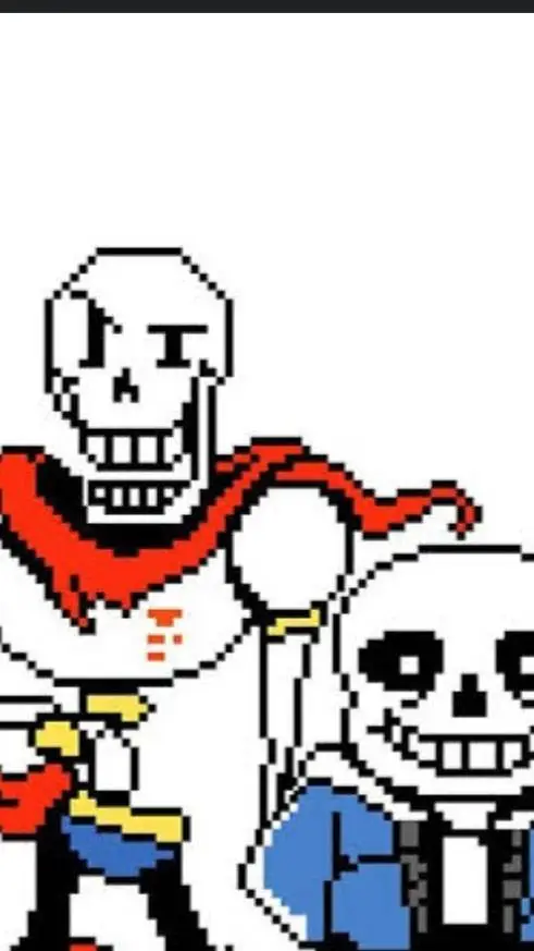 ai character: Sans and Papyrus  background