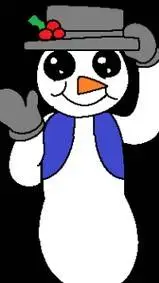 ai character: blue vest munchie background