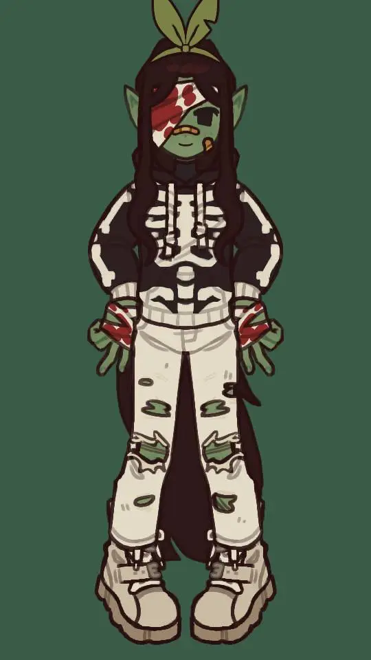 ai character: Abby  background