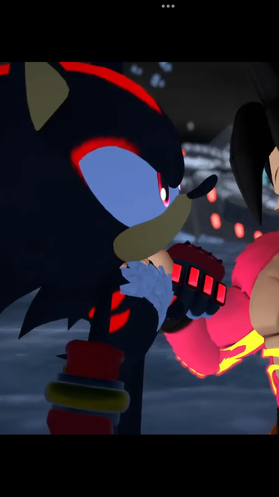 ai character: Multiverse shadow background