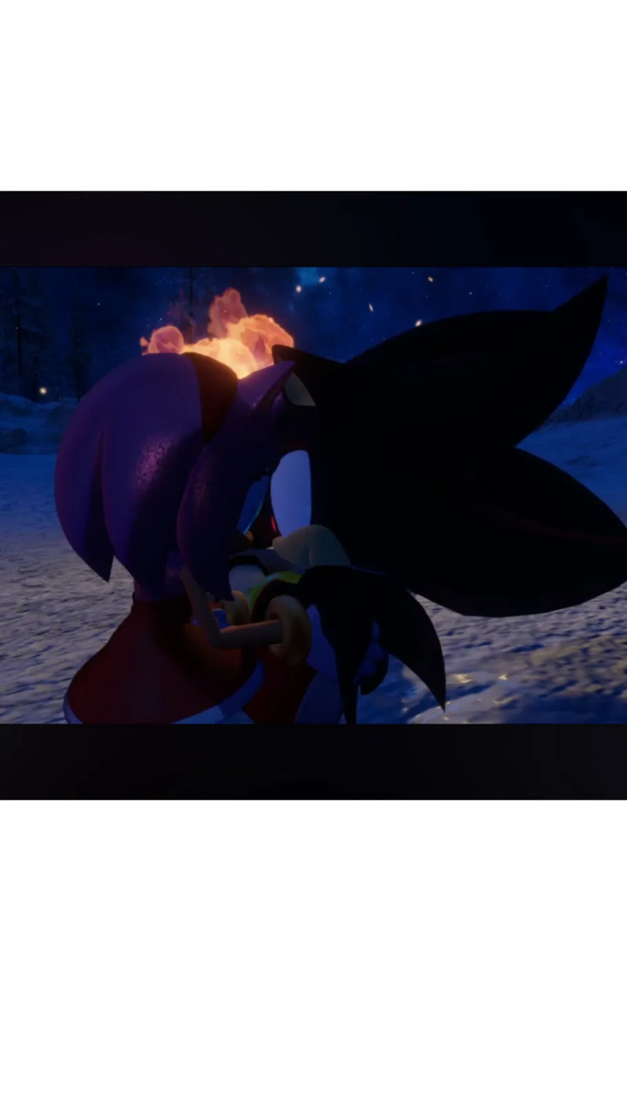 ai character: Shadow and Amy  background