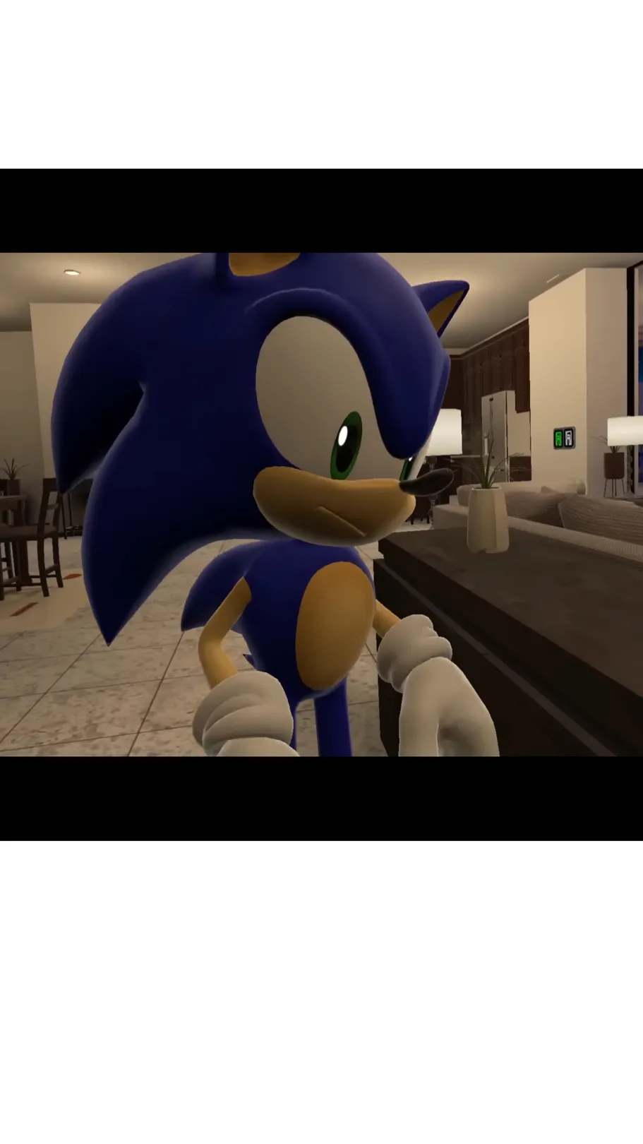 ai character: Sonic  background