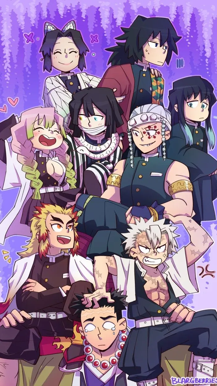 ai character: KNY- School AU background