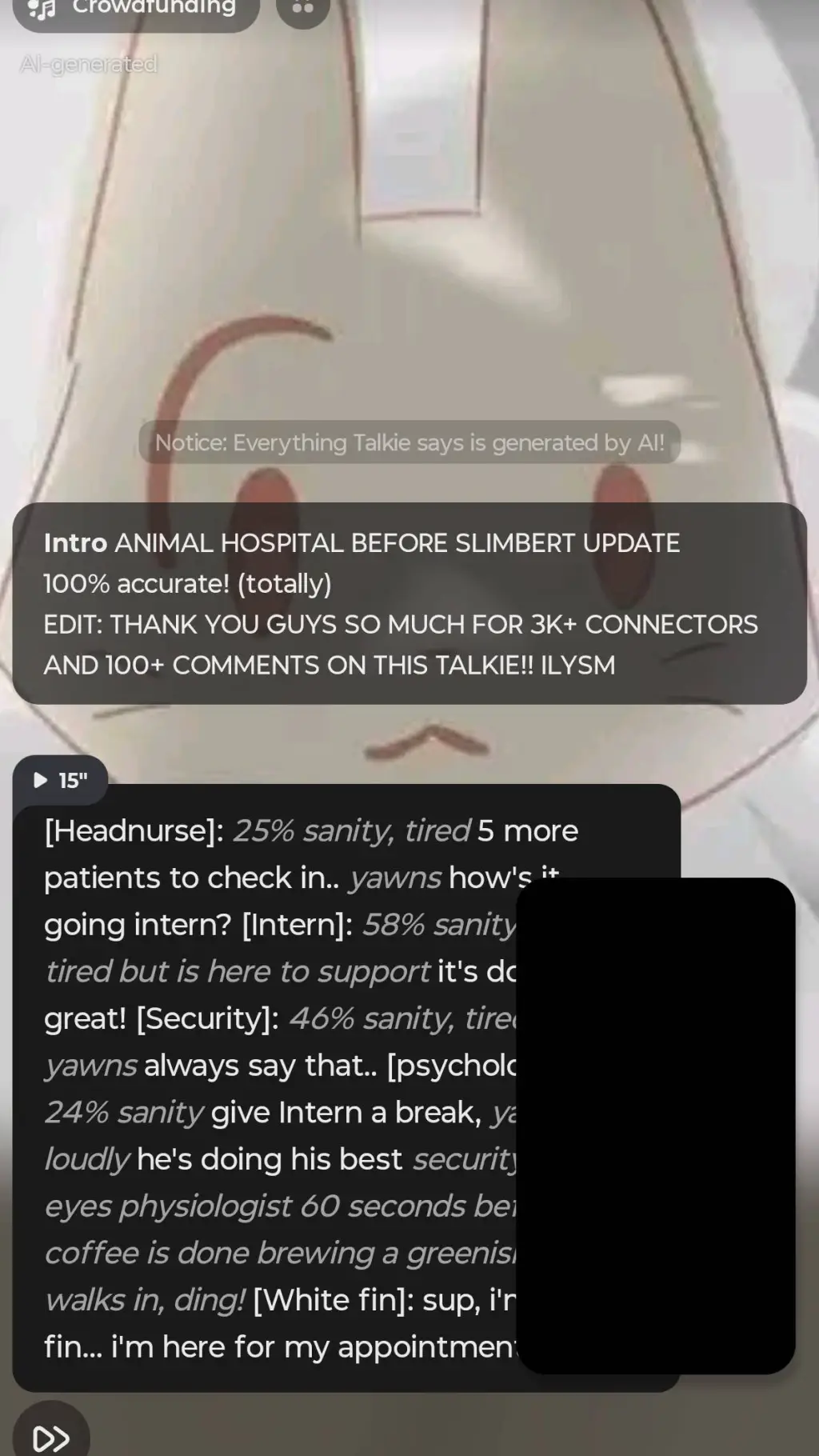 ai character: intern group  background