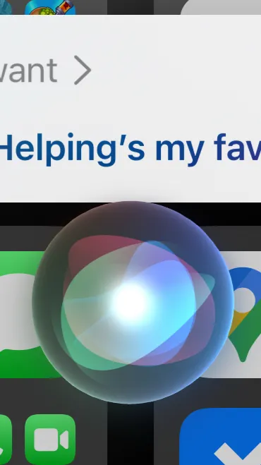 ai character: Siri ￼ background