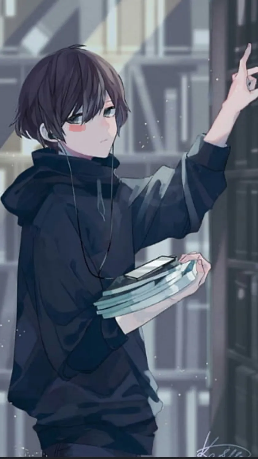 ai character: 🩸😣Leam🎧💔 background