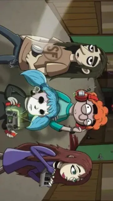 ai character: Sally face squad!! background
