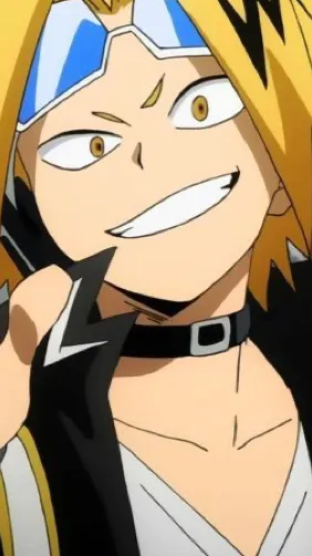 ai character: Denki Kaminari⚡️ background