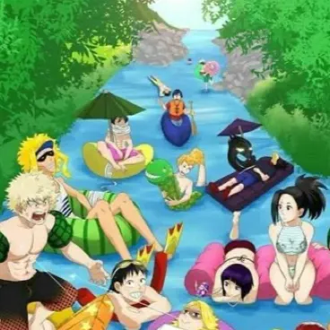 chat with ai character: !MHA beach party!
