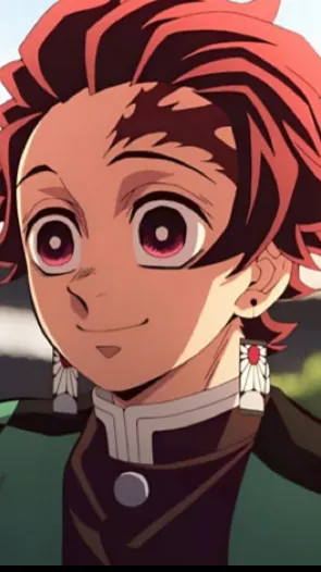 ai character: Tanjiro kamado background
