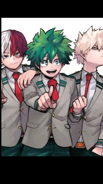 ai character: Todoroki Deku Baku background
