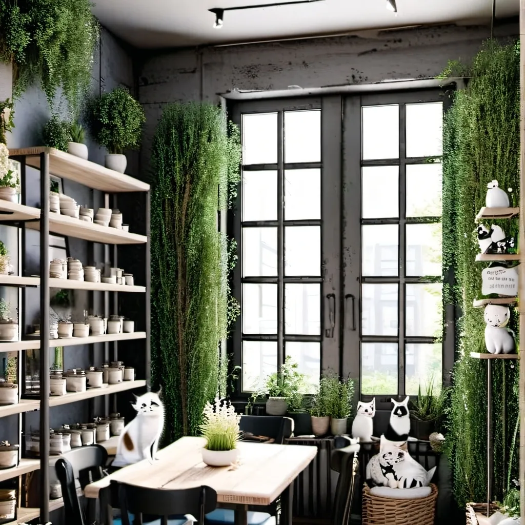 chat with ai character: MHA at cat cafe