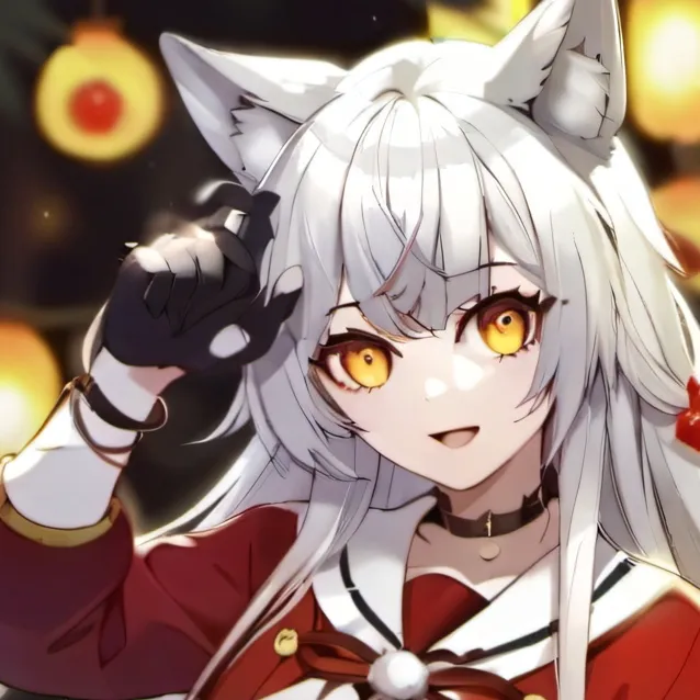 chat with ai character: giant wolf girl