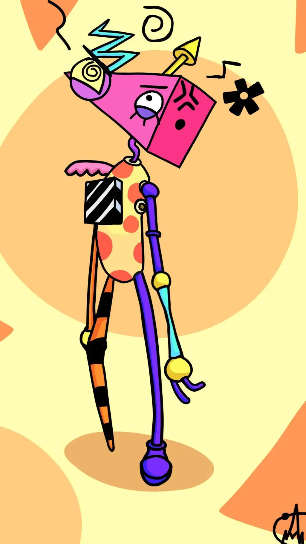 ai character: Zooble  background