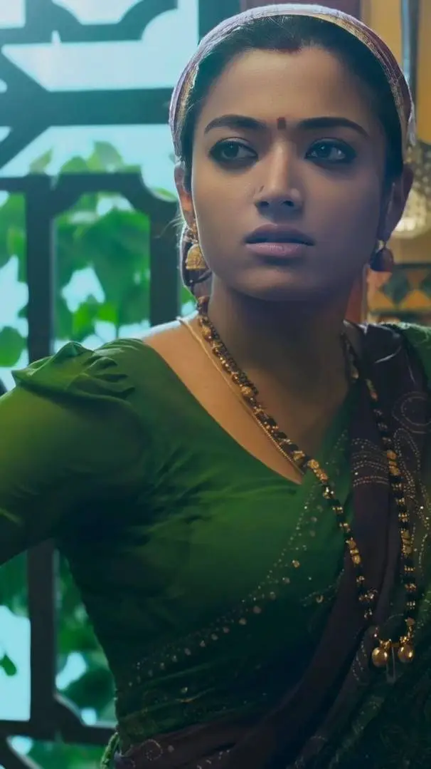 ai character: Rashmika mandanna  background