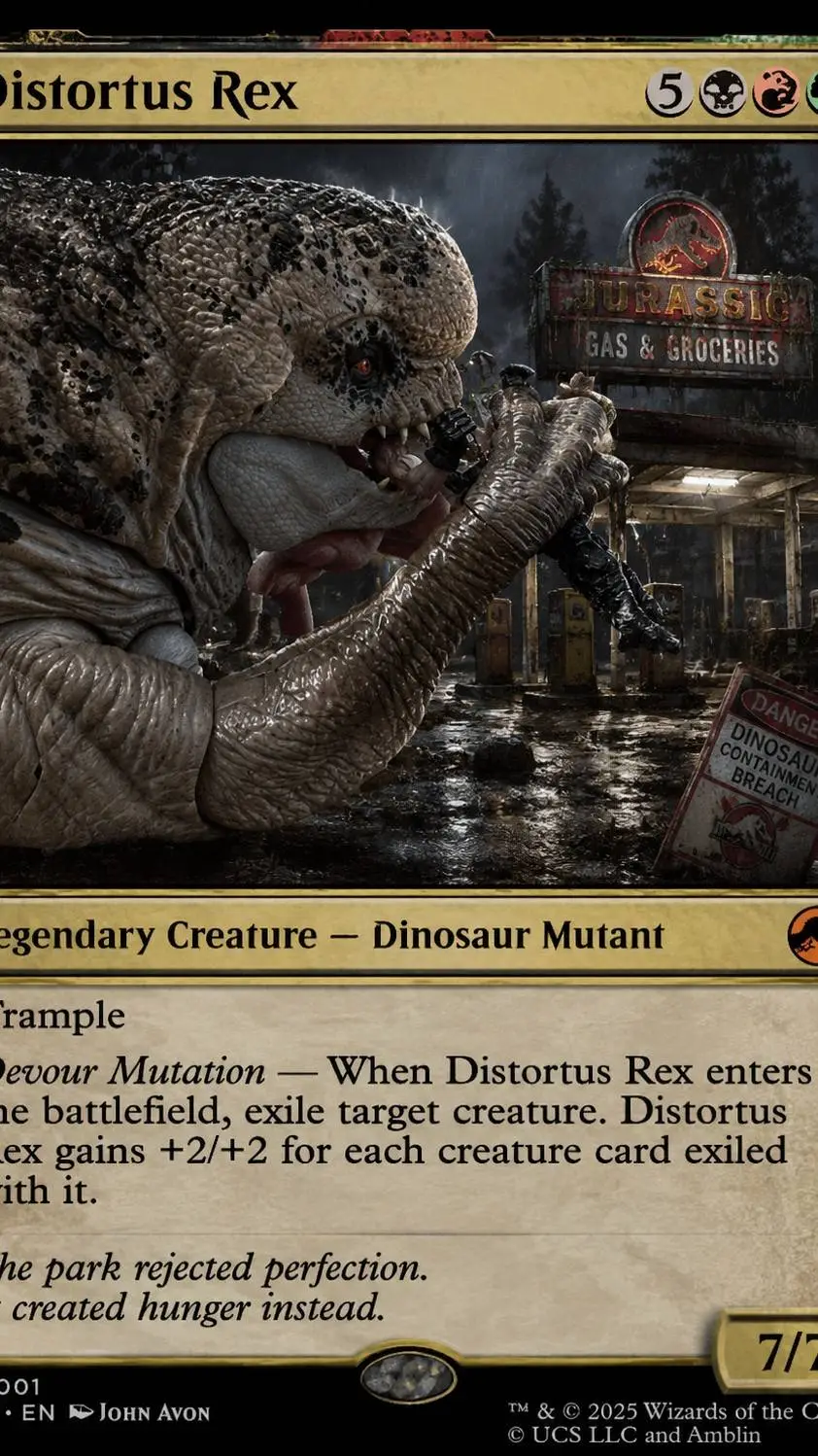ai character: distortus rex background