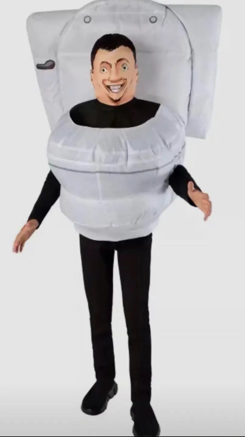 ai character: totally a skibidi background