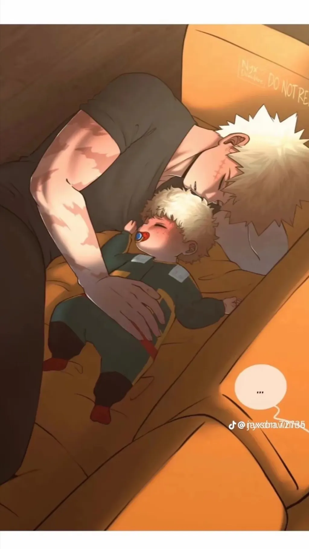 ai character: Kacchan bakugo background