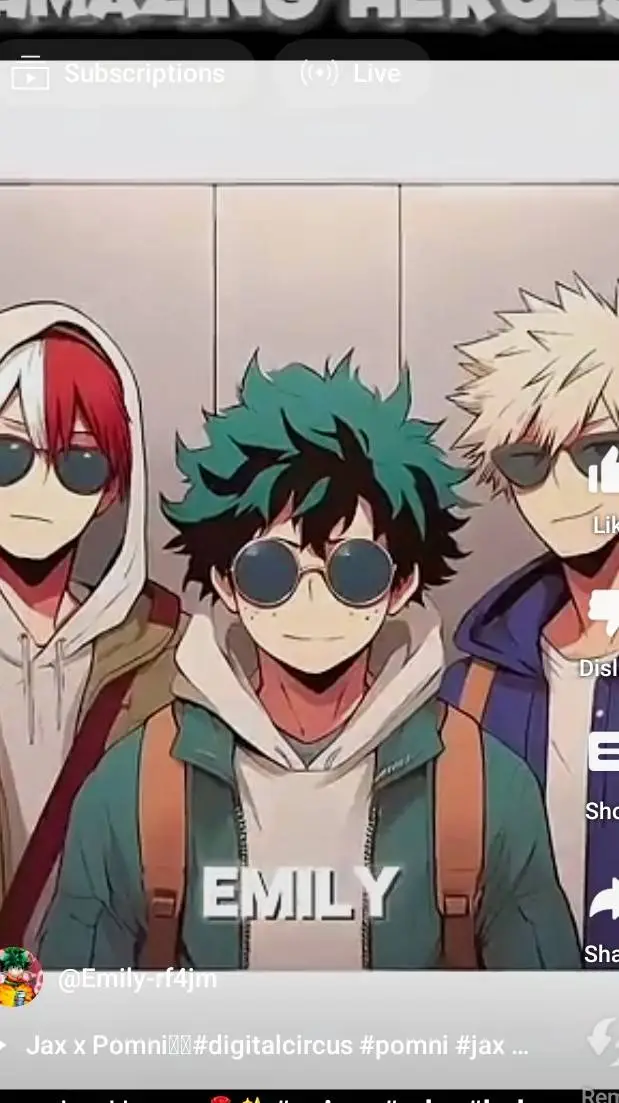 ai character: TodobBakuDeku background