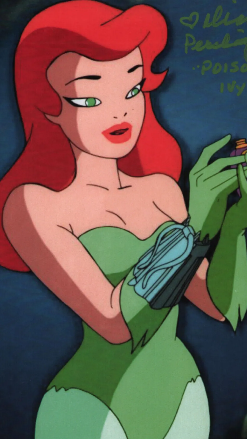 ai character: Posion ivy background