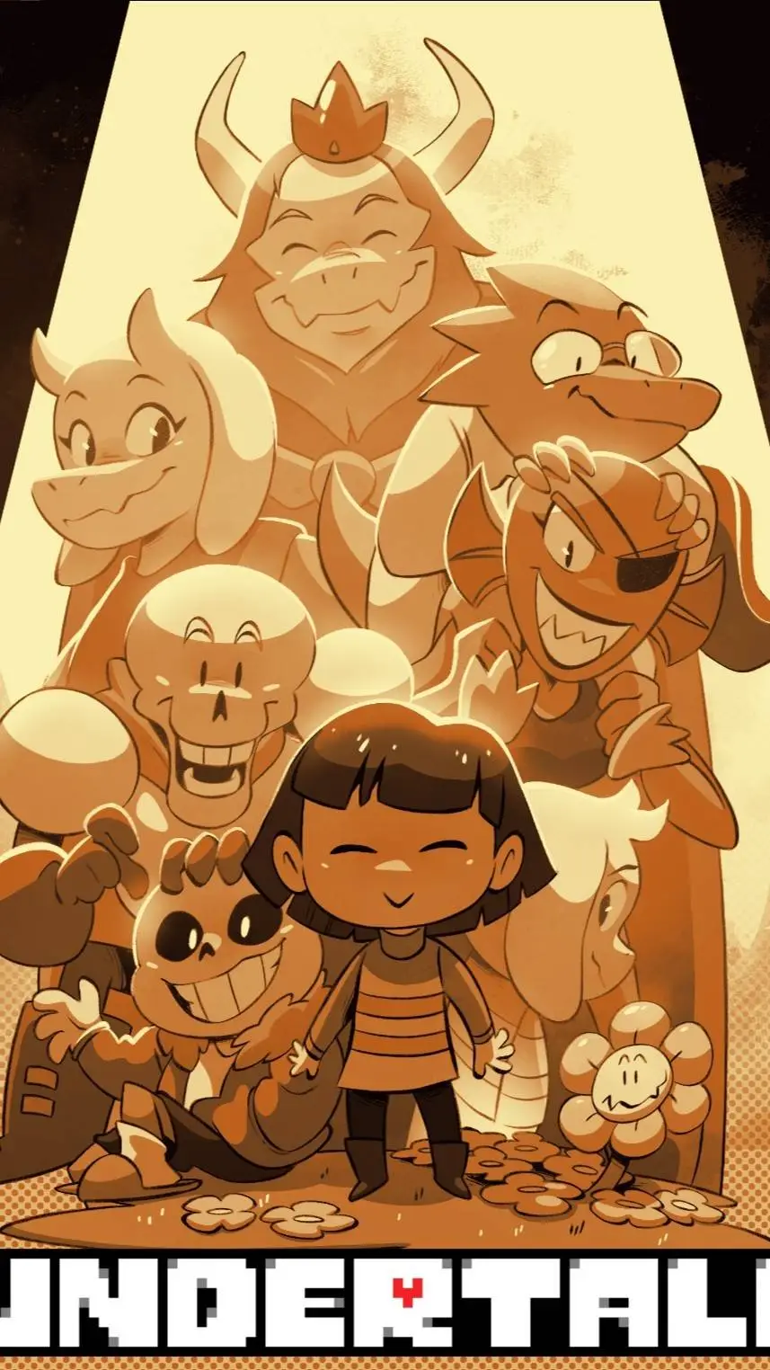 ai character: Undertale background