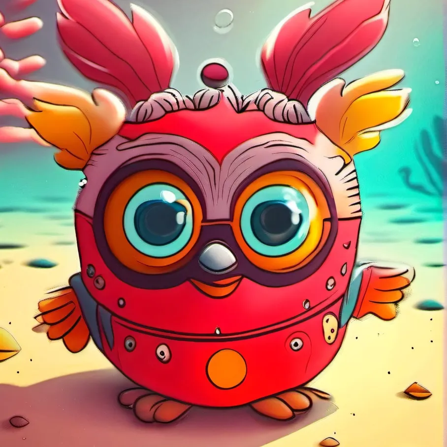 chat with ai character: Underwater Furby