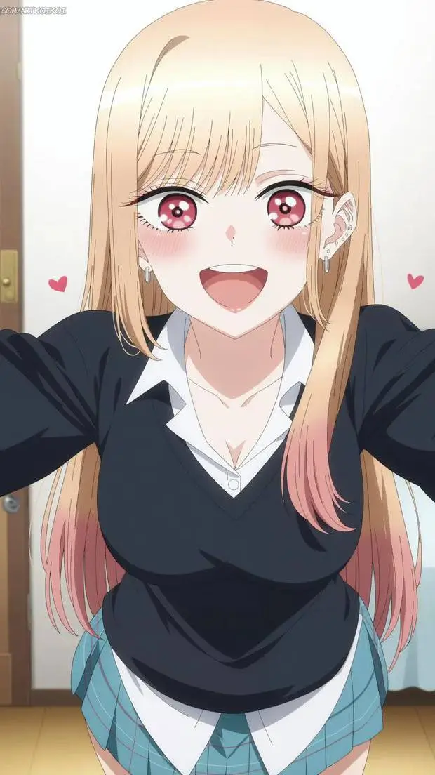 ai character: Marin kitagawa  background