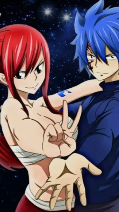 ai character: Erza & Jerza background