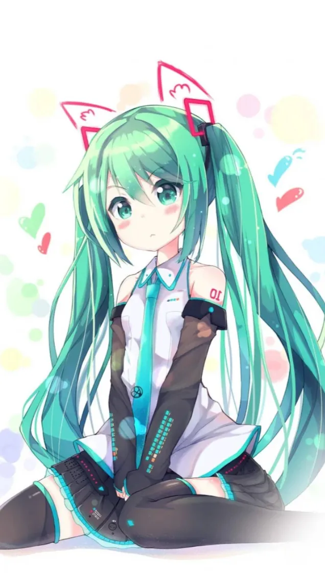 ai character: Hatsune Miku background