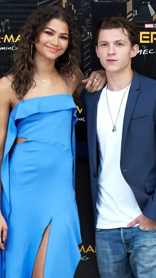 ai character: Zendaya & Tom  background