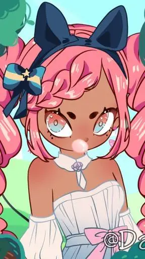 ai character: pinky  background