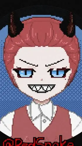 ai character: Demon. background
